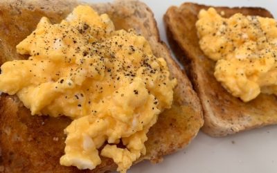 Scrambled Eggs On Toast