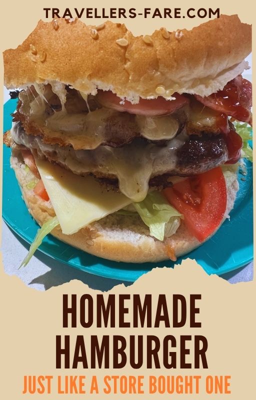 homemade hamburger PIN