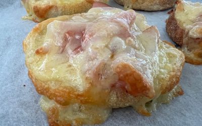 Melting Moments or Ham and Cheese English Muffins