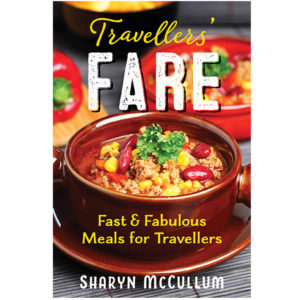 Travellers Fare Ebook Cover With A Bowl of Chilli
