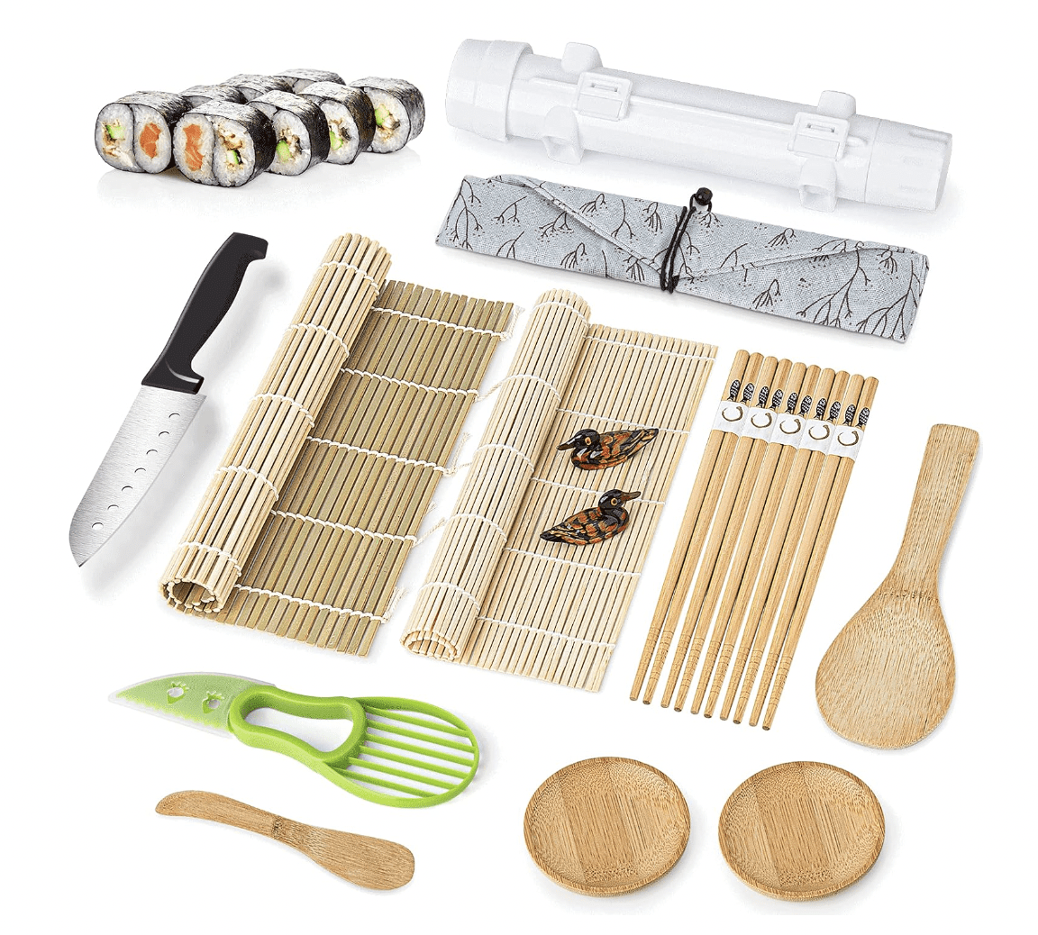 sushi kit that helps you make sushi.