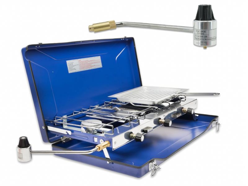 2 burner camping stove.