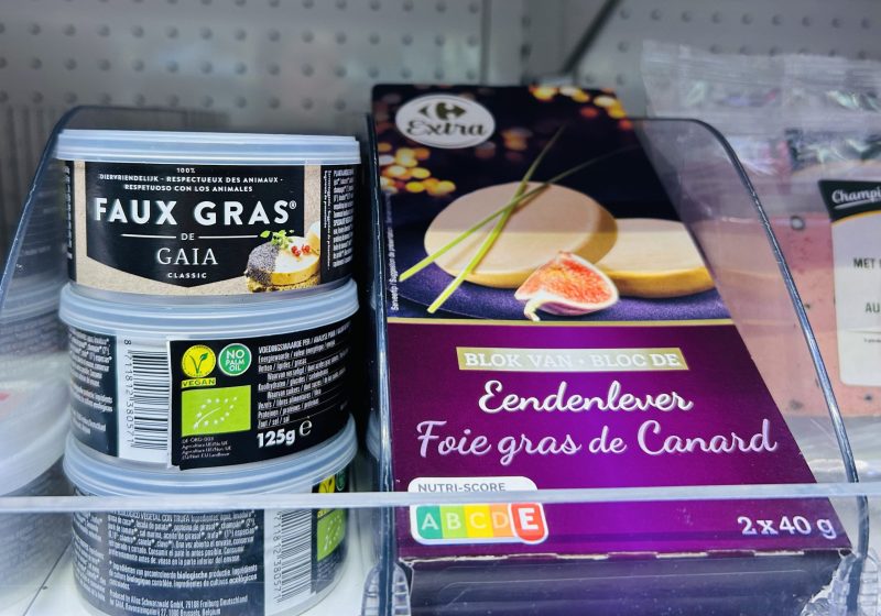 Belgian faux gras celebrating Christmas in Belgium