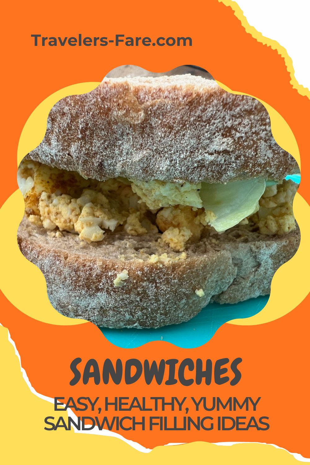 Egg and lettuce sandwich PIN