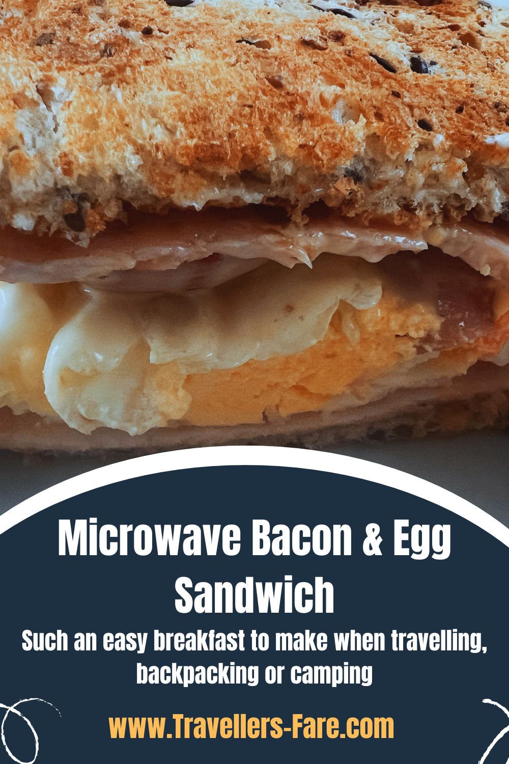 microwave bacon and egg sandwich PIN