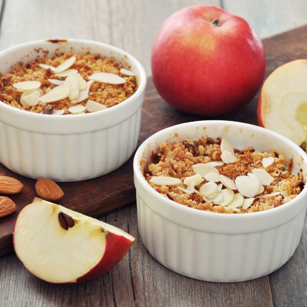 DesertsSquare Apple crumble for desert